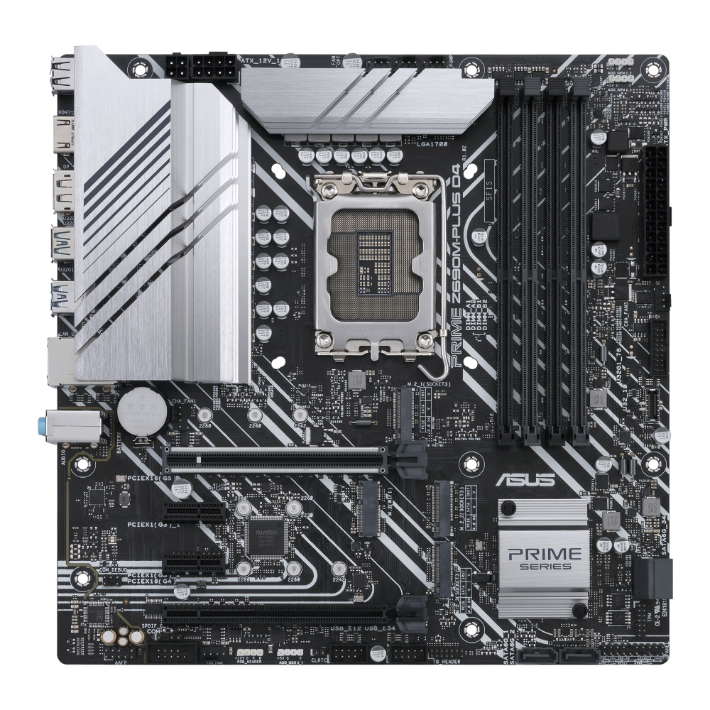 Z690チップセット搭載MicroATXマザーボード「PRIME Z690M-PLUS D4」が 
